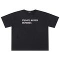 Washed Distressed Slogan T-Shirt